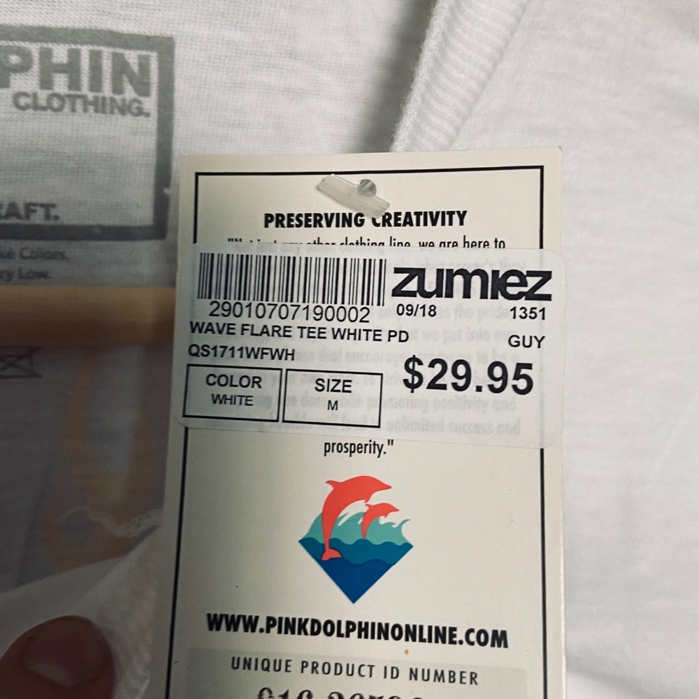 Pink dolphin tee - Picture 5 of 6